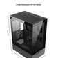ITX Mini PC Case 240mm Water Cooling MicroATX Chassis