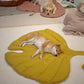 Fashion Creativity Leaf Heart Shaped Blanket Carpet for Child Pet Cat Dog Mat Household Decor