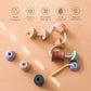 Wooden Stacking Toy Kit for Babies and Toddlers, Montessori Animal Threading Toy, Educational Fine Motor Skills Development