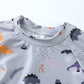 Long-Sleeve Rash Guard Top, Shorts, Polyester, Summer Beachwear – Fast-dry Unisex Baby Swimwear 2-Piece Kit