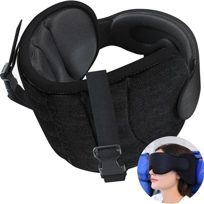 Travel Pillow 3D Contoured Flexible Eye Mask for Airplane Sleep Aid Fall 2026 TikTok Viral Gift