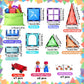 Magnetic Building Blocks Kit - DIY Educational Magnet Tiles for Kids, Montessori-Inspired Construction Toy, Great Gift for Creative Play