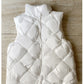 Women Insulating Puffer Vest - Boxy Quilt Polyfill Winter