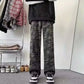 Men’s Oversized Cargo Jeans - Baggy Straight Denim Wear