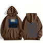 Men’s Warm Hoodie - Slim Fleece Polyester, Urban Street