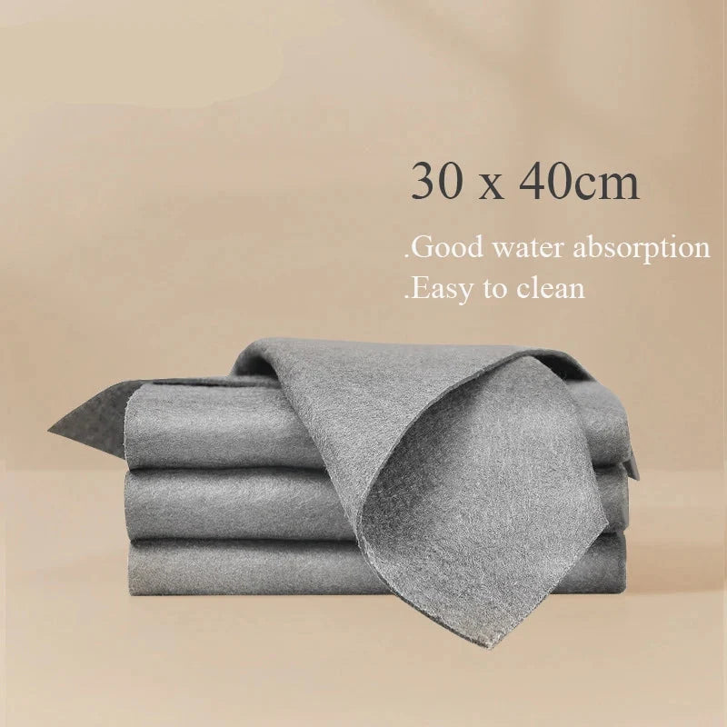Thickened Microfiber Cleaning Cloths - Reusable No Trace Towels for Household & Car Maintenance