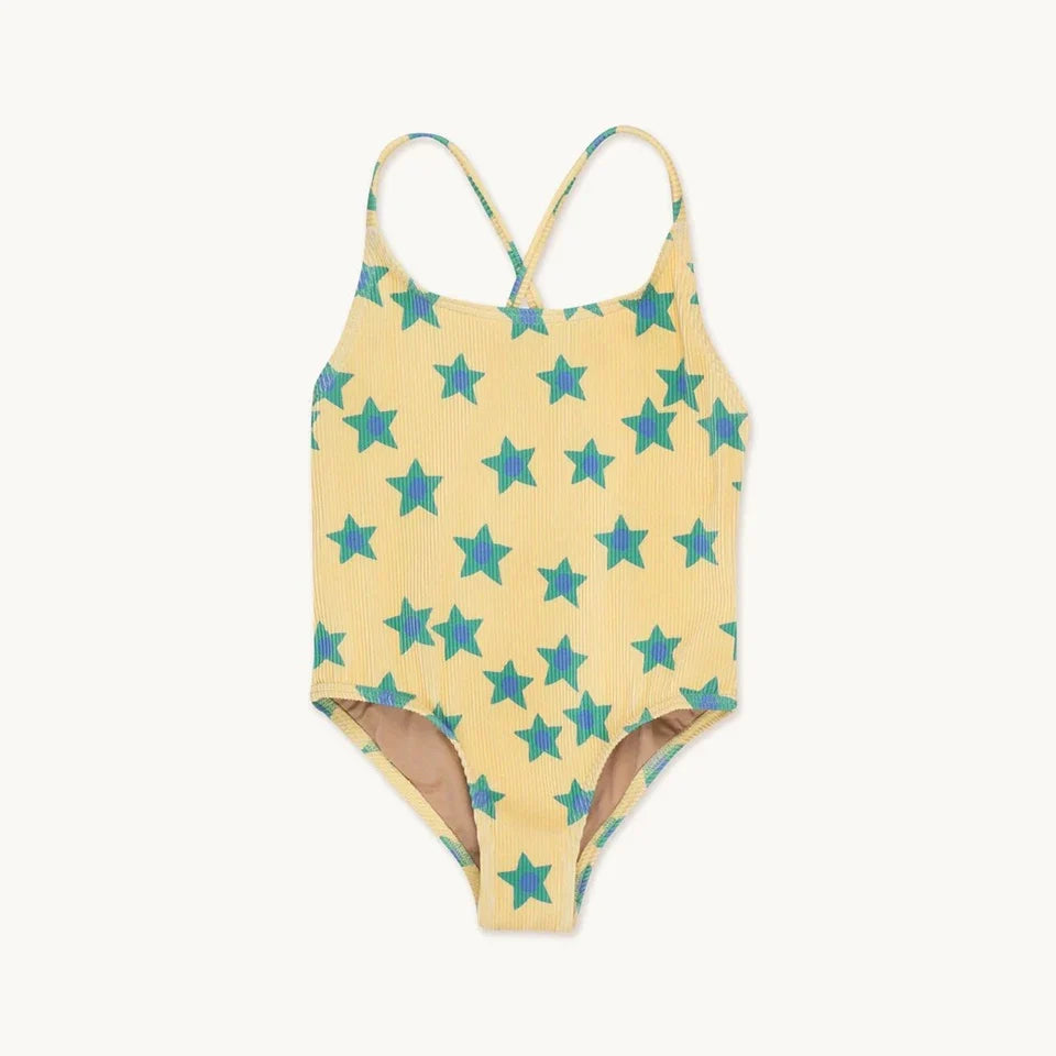 Light unisex one-piece swimsuit - casual cut, nylon, beach & pool wear for kids