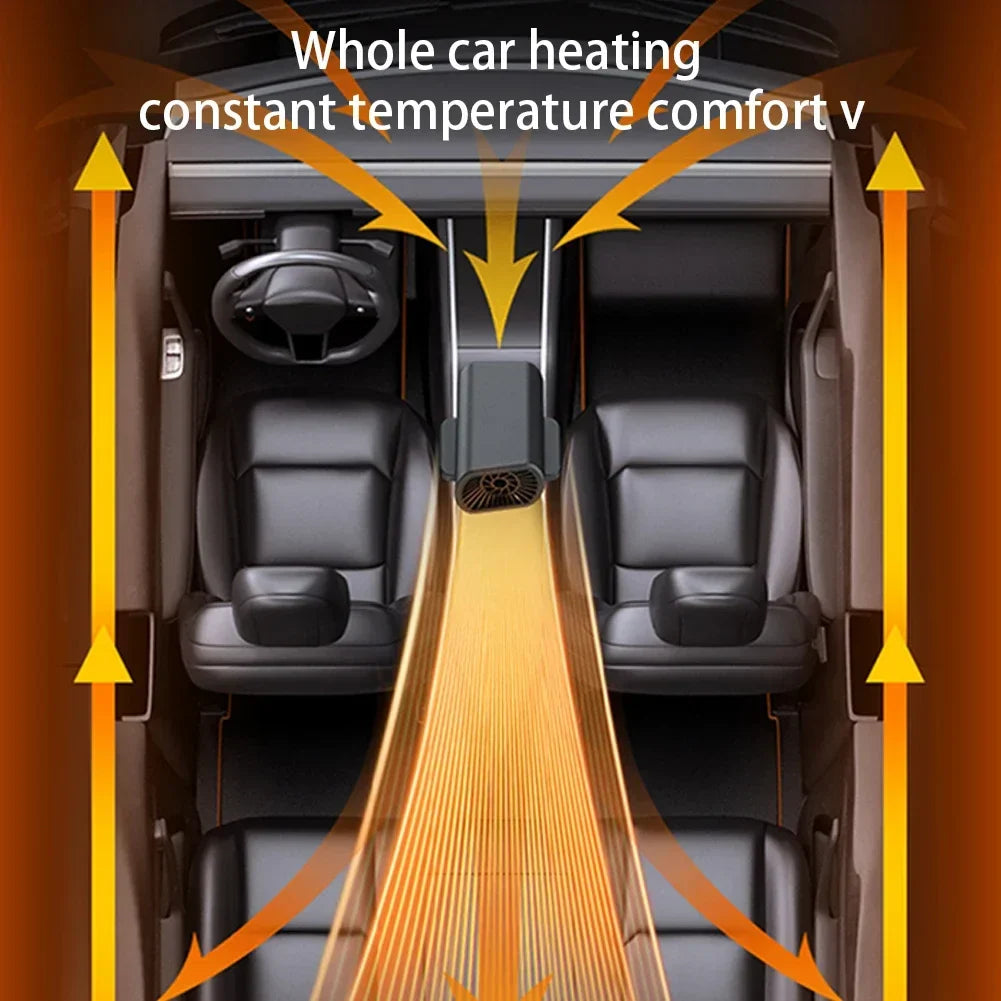 Car2025 Edition Heater Demister With Strong Suction Cup Defogger For Clear Windshield In Winter