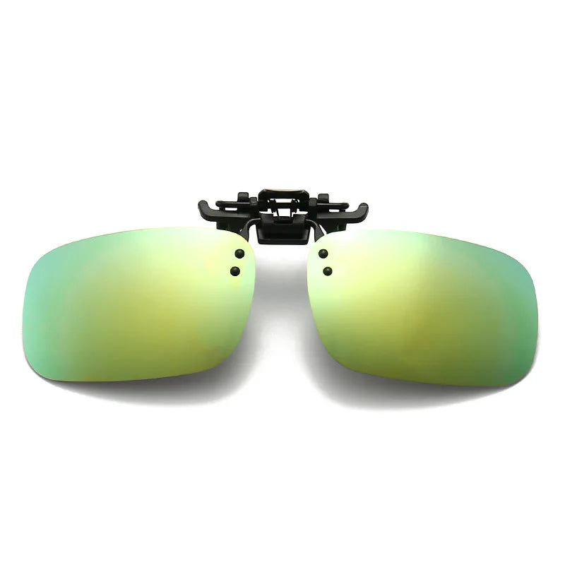 Clip Polarized On Sunglasses - UV 380 Driving Fishing Glasses Color Lenses