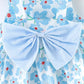 floral a-line, flowy cotton-polyester, for summer beach party – Plush baby girl dress