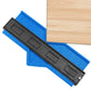 Contour Gauge Duplicator - Plastic Profile Measuring Device for Household DIY Projects, 10 inch
