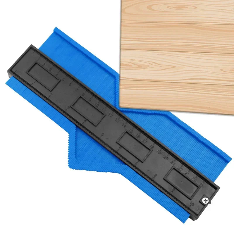 Contour Gauge Duplicator - Plastic Profile Measuring Device for Household DIY Projects, 10 inch