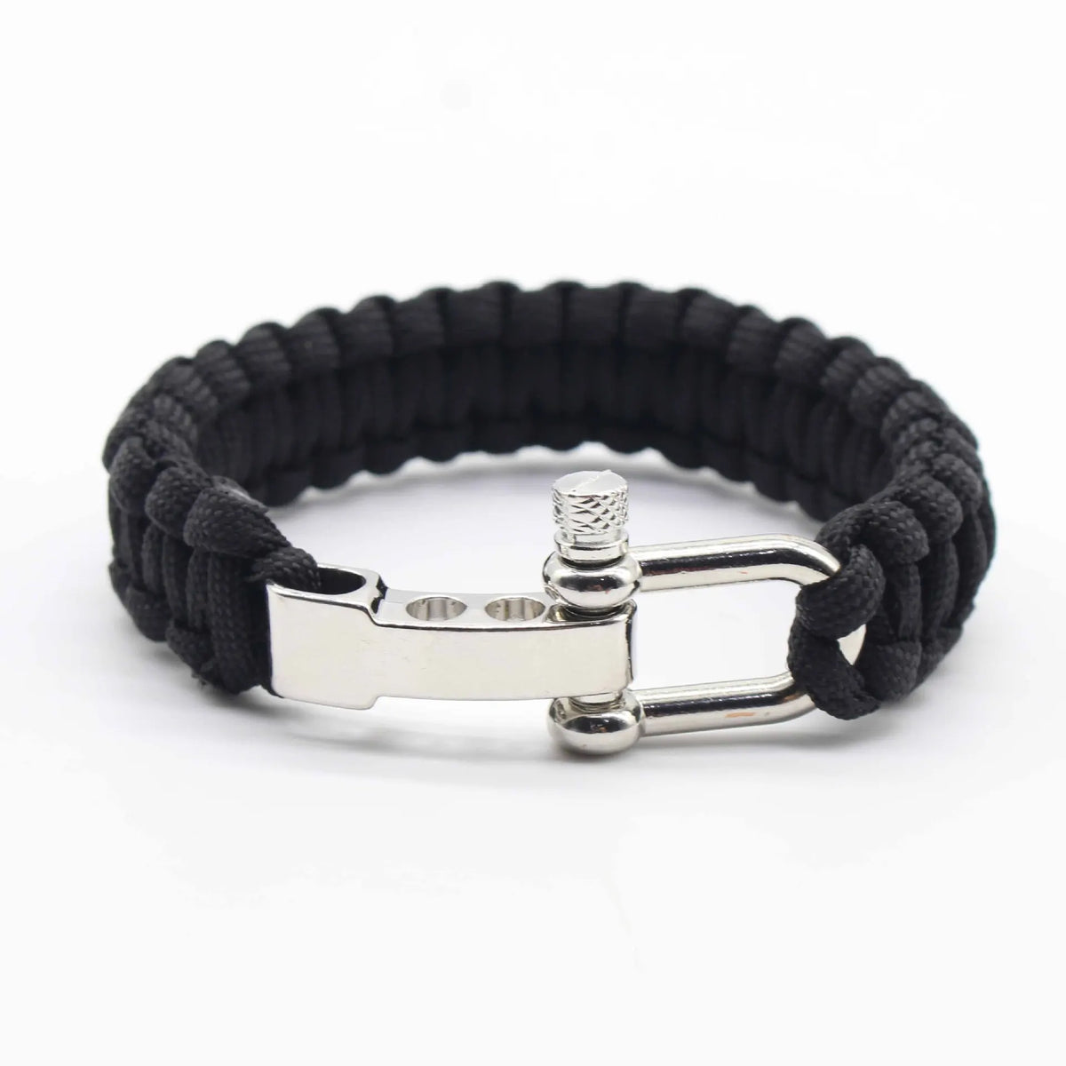 Skull Paracord Bracelet Gothic Wristband Halloween 2026 Gift Idea Flexible Braided Jewelry