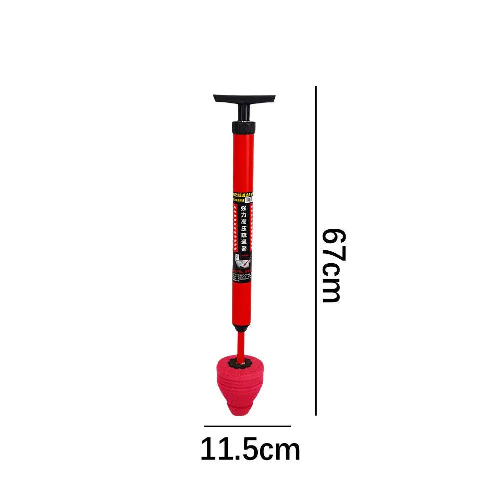 Toilet Plunger High Pressure Silicone One Shot Unblocker Fall 2026 Household Repair Essential