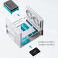 Mini ITX MicroATX PC Case Sea View Glass Travel-Friendly Gaming