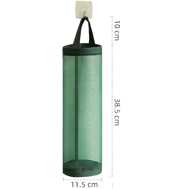 Wall-Mounted Household Organizers for Grocery Bags - Plastic Bag Dispenser & Kitchen Organizer