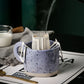 Ceramic Mug 300ml Porcelain Ring Handle Speckled Handmade Contemporary Coffee Cup Fall 2025 Cozy Gift