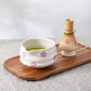 Matcha Bowl White Ceramic Sakura Matcha Tea Kit With Bamboo Whisk And Strainer Spring 2025 Gift