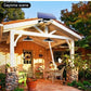 Solar2026 Edition Pendant Light With Remote Control, Outdoor Water-Resistant LED Lamps For Shed Barn Backyard Patio