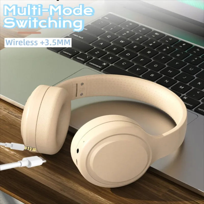 Cordless Bluetooth Headphones Over Ear Noise Cancelling