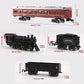 Train Kit with Lights & Sounds - Interactive Locomotive Toy for Kids Battery-Powered Motor-Driven Steam