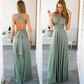 Elegant Floral Maxi Dress for Women - Flattering Wrap Design, Comfortable Fabric, Versatile Long Dress for Any Occasion-1