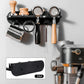 Wall Portafilter Rack Self Adhesive Espresso Holder Fits 51mm 54mm 58mm Coffee Setup Fall 2025 Space Saving Organizer