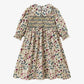 Floral Print, Cotton, For Family Matching Outfits, Summer Events – Plush Girls' Smocking Dress