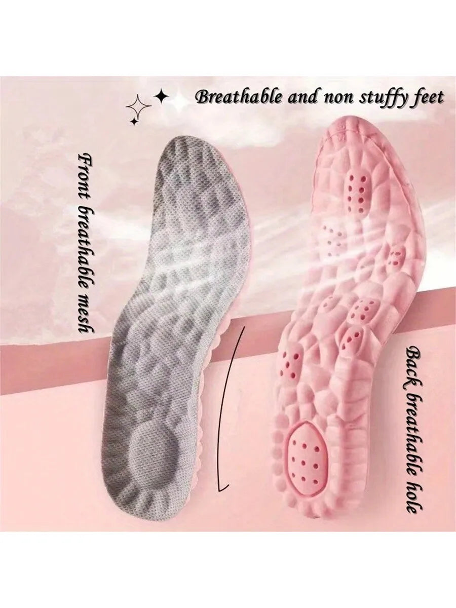 Insoles2025 Edition Women Cloud Ultrasoft Breathable Deodorizing Shock Absorbing Non Slip For Running And Standing Comfort Fall
