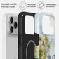Ocean Tropical Double-Layer iPhone Case - PC TPU Cartoon Design Washable Cover for iPhone 11 to 17