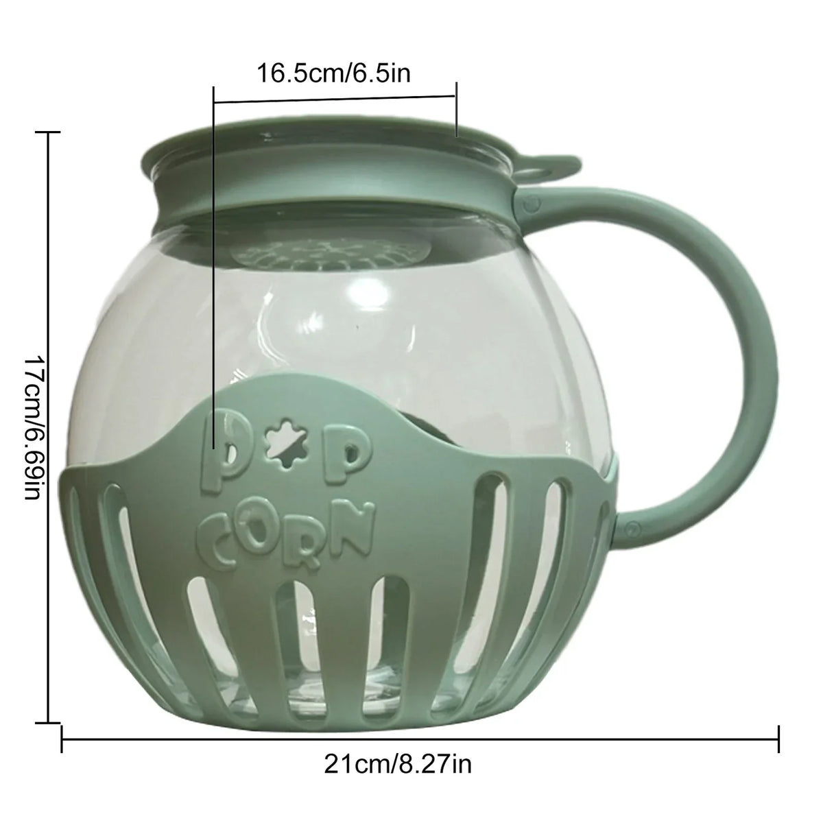 Microwave Popcorn Maker 2.25 Quart Silicone Popcorn Bowl Movie Night 2025 Simple Healthy Snack