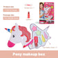 Princess Makeup Toy Kit for Kids - Pretend Play Cosmetics with Lipstick & Eyeshadow for Parties