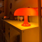 LED Japandi Mushroom Table Lamp Ivory Minimalist Bedside Lighting