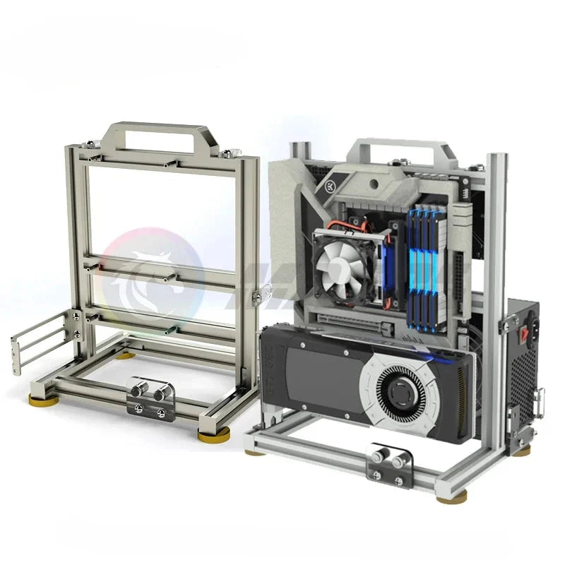Frame Open PC Case Modular ATX MATX ITX Aluminum Rack