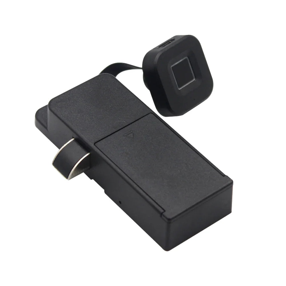 Cabinet Fingerprint Lock Black Keyless Smart Drawer Lock