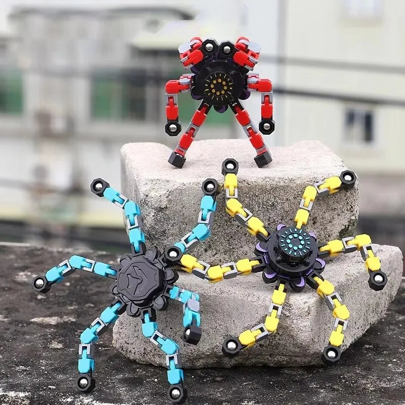 Fidget Deformed Spinner Chain Toy for Stress Relief Gift