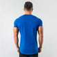short sleeve, cotton blend, for workout & casual wear – Breathable slim fit men's gym t-shirt