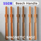Shoehorn Wooden Magnetic 55cm Beech Long Handle Simple Wear