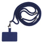 Flexible Detachable Phone Lanyard with Card Holder & Carabiner - 13 Colors, Nylon Strap Accessory