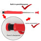 Pro-Grade Carpenter Pencil Metal Long Head Deep Hole Marker Device for Woodworking