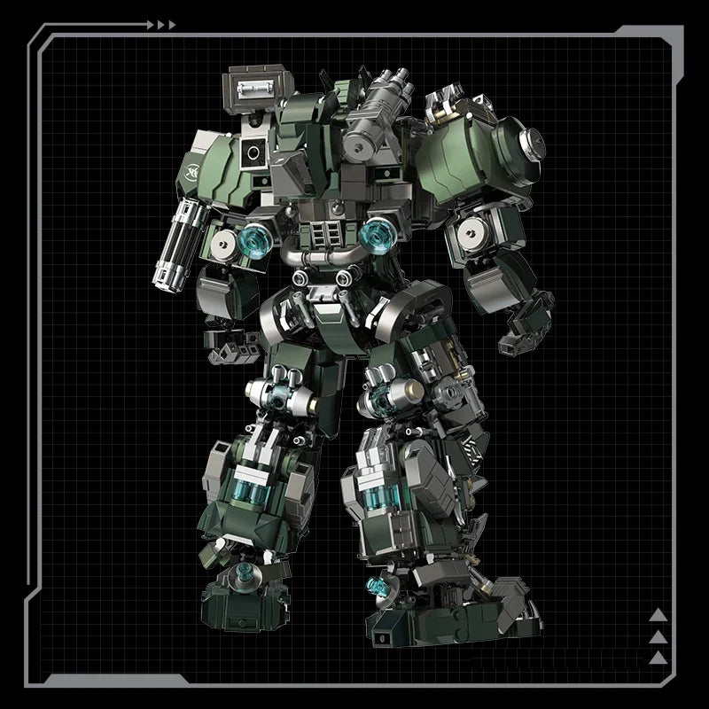 Mecha Building Kit Mech Warrior Battle Robots Kit Fall 2025 Gift for Kids and Adults Creative STEM Play