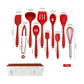 10 PCS Silicone Cookware Kit Kitchen Tools Nonstick Baking Utensils