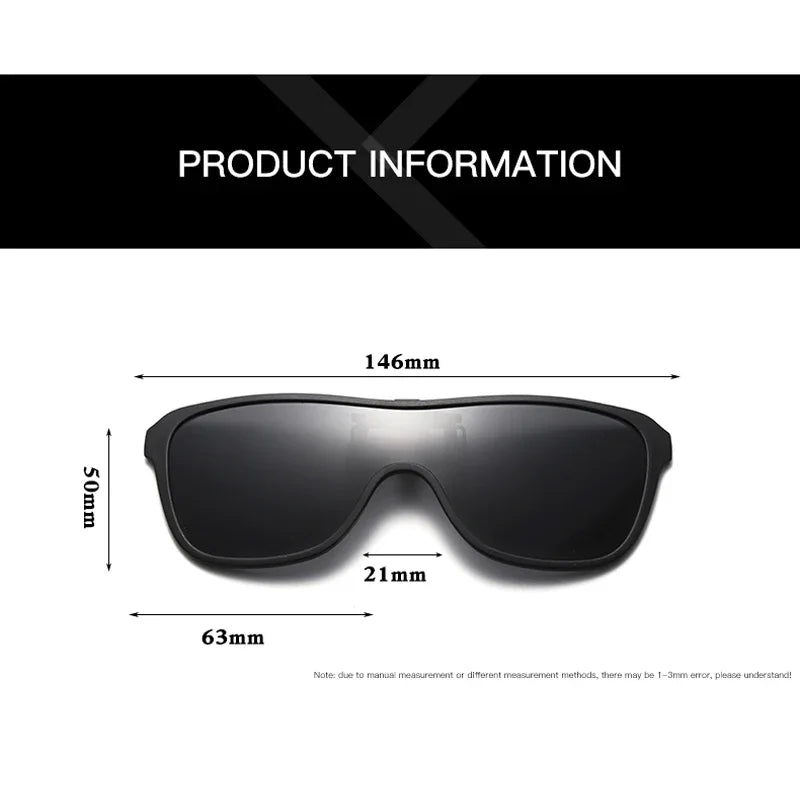 Clip2026 Edition On Sunglasses Polarized Flip Up Driving Glasses Mirror Lens Outdoor UV Protection Summer