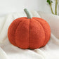 Cozy Sherpa & Boucle Throw Pillow for Fall & Halloween Household Decor, Ideal Gift for Kids and Babies – Plush Pumpkin Cushion