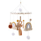 Mobile Baby Wooden Crib Hanging Toy Newborn Nursery Fall 2025 Soothing Music Developmental Gift