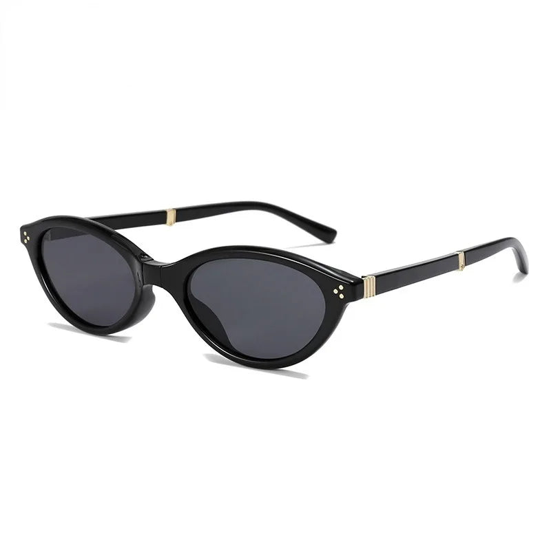 Sunglasses Foldable Cat Eye Vintage Narrow Frame UV400 Protection Travel-Friendly Pocket Shades Fall 2026 Trend Gift