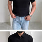 Fast-dry men's golf polo shirt - slim fit short sleeve, polyester, for sports and casual wear