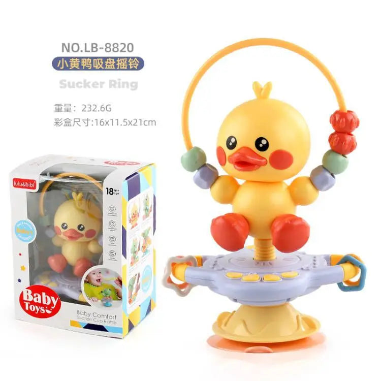 Soothing Baby Rattle Suction Cup Newborn Sensory Toys