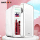 Mini Makeup Fridge 4L With LED Mirror Travel-Friendly Cosmetic Cooler USB Dual Use Household Car Fall 2025 Keeps Skin Fresh