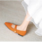 Women Stretchy Mary Jane Flats - Ribbed Knit For Spring